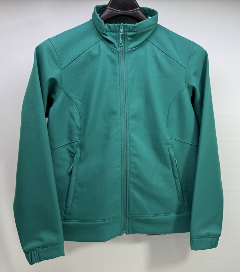 MOUNTAIN HARD WEAR Womens XL Green Softshell Full Zip Jacket